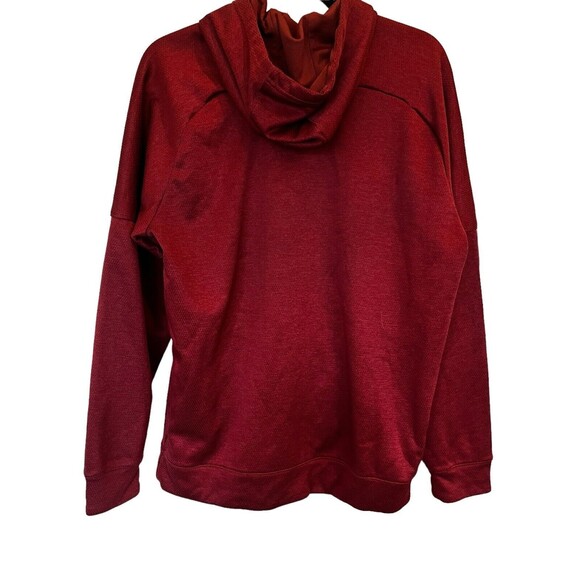 Adidas Climawarm Burgundy NWOT Hoodie Pullover Sweatshirt Mens Sz L DH9012 - Picture 2 of 8